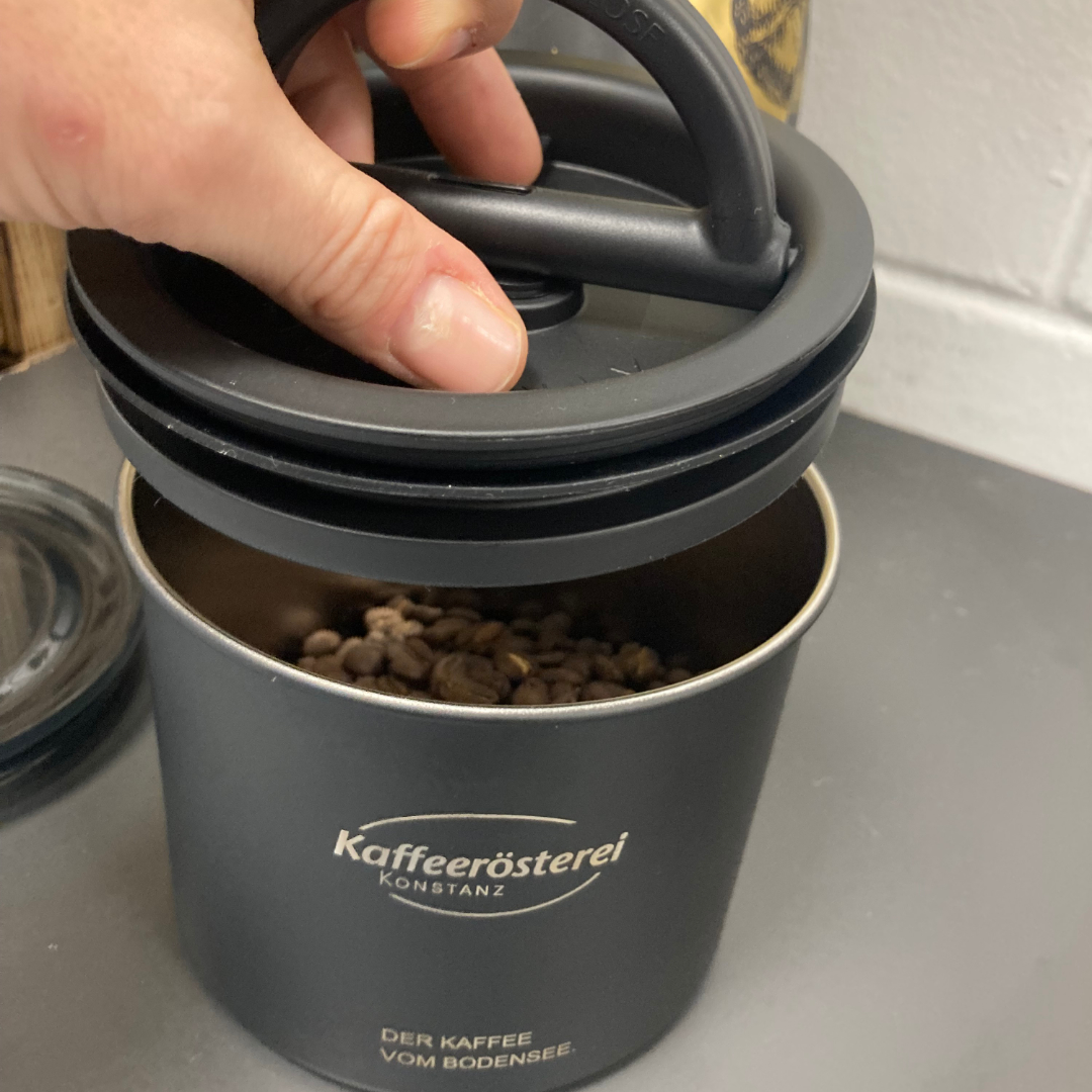 Airscape Edelstahl-Kaffeedose 